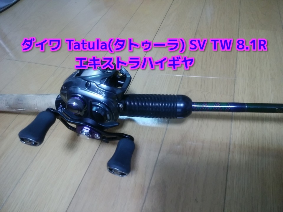 ダイワ Tatula タトゥーラ Sv Tw8 1rの初回インプレとなります サブイズム Sabuism